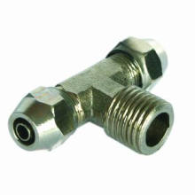 Pneumatic Fitting/One Touch Brass Fitting (tee straight male connector)